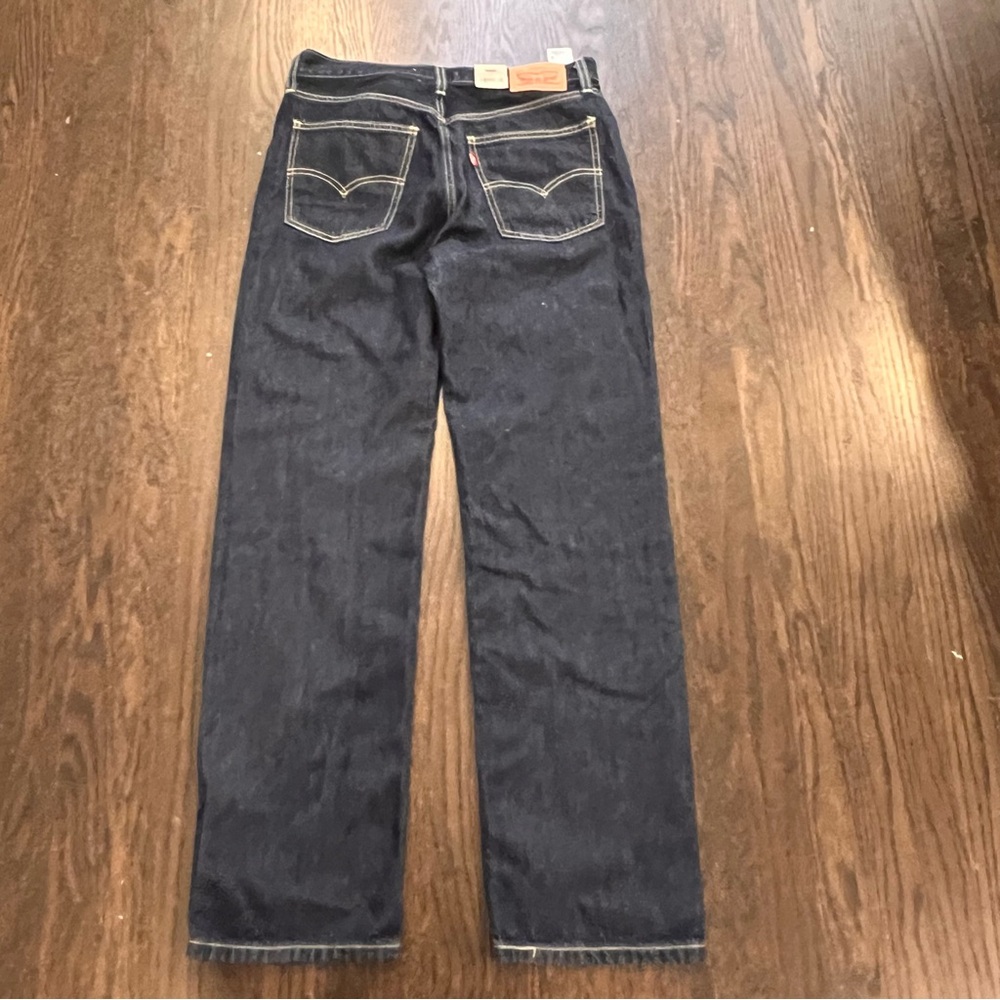 Levi's Low Pro Straight Jeans Womens 27 NWT Dark Wash Indigo 90s Baggy Y2K - Picture 8 of 9